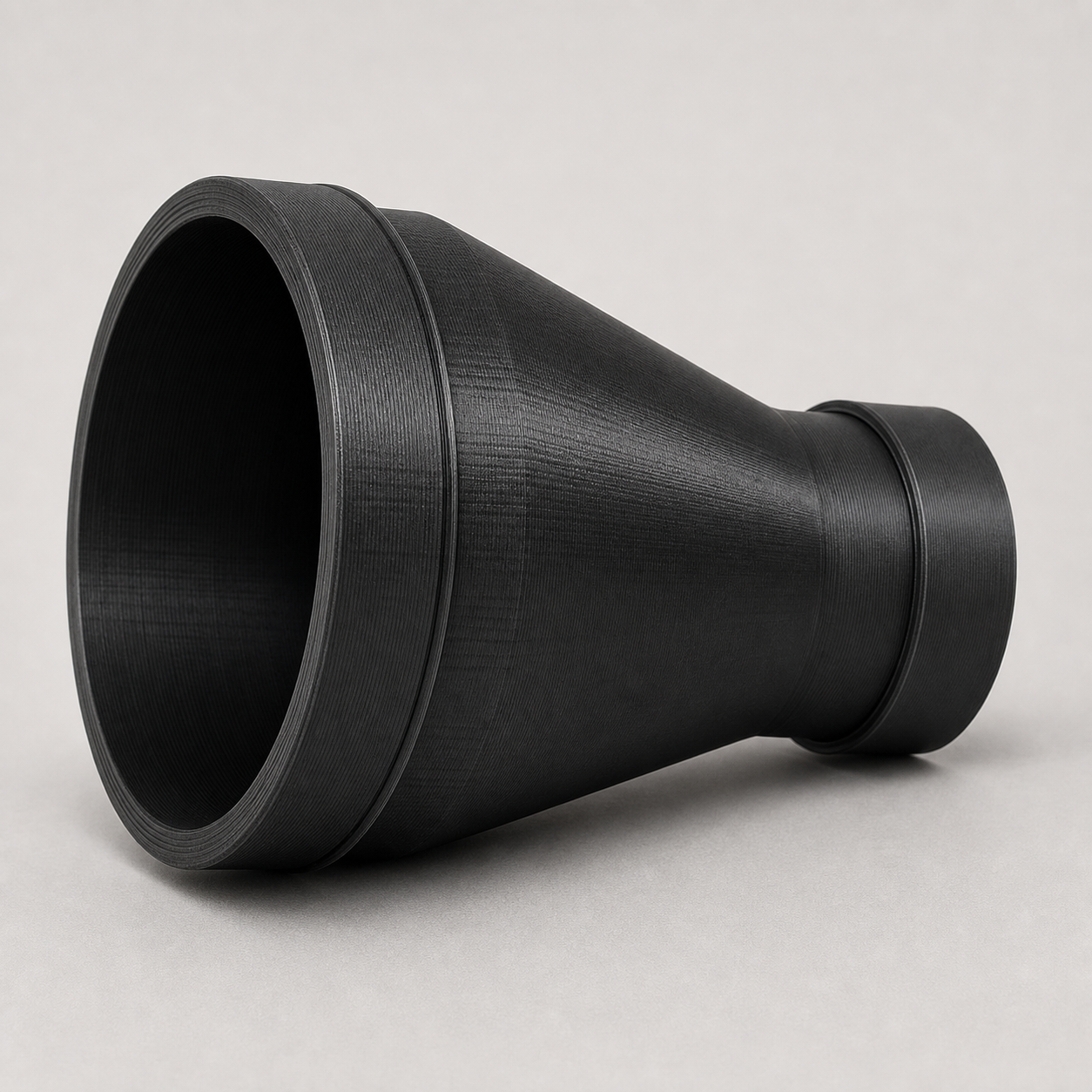 4 in to true 2-1/2 in dust collection hose reducer