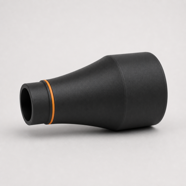 43 mm dust port to 2-1/2 in shop vacuum adapter