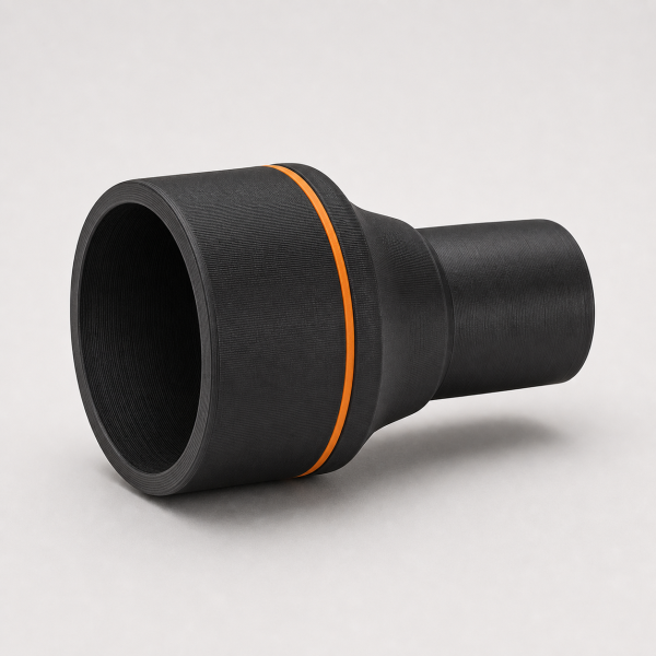 D27 hose to 1-1/4 in tool port adapter