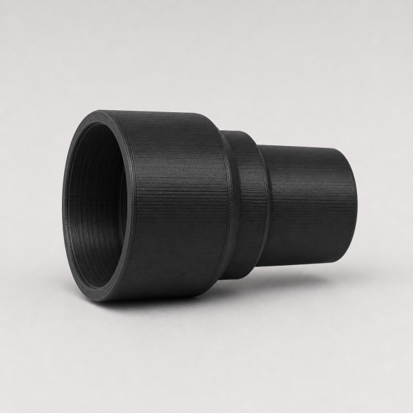 2-1/2 in shop vacuum hose to 1-1/4 in tool port adapter